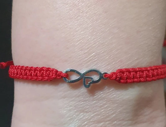 BRATARA OTEL INOXIDABIL INFINIT INIMA