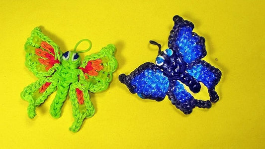 Figurina Silcon Fluture Multicolor