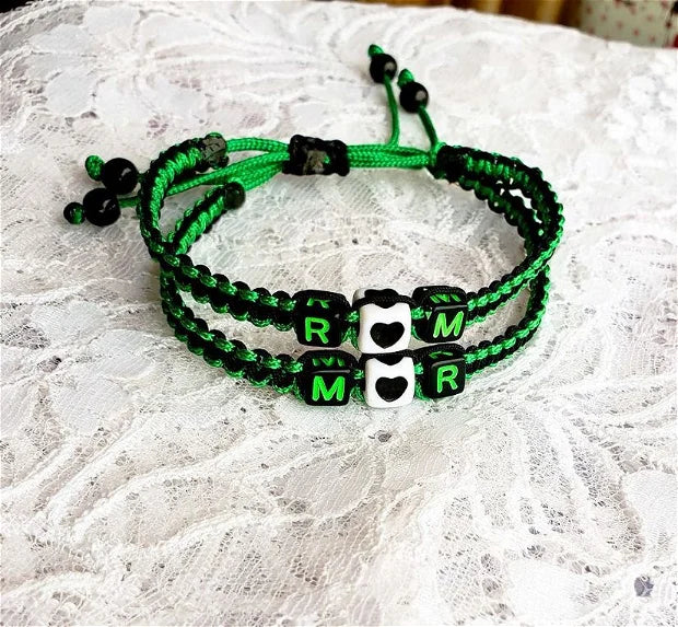 BRĂȚARĂ DUO COLOURS CU NUME PERSONALIZAT ÎN 2 CULORI