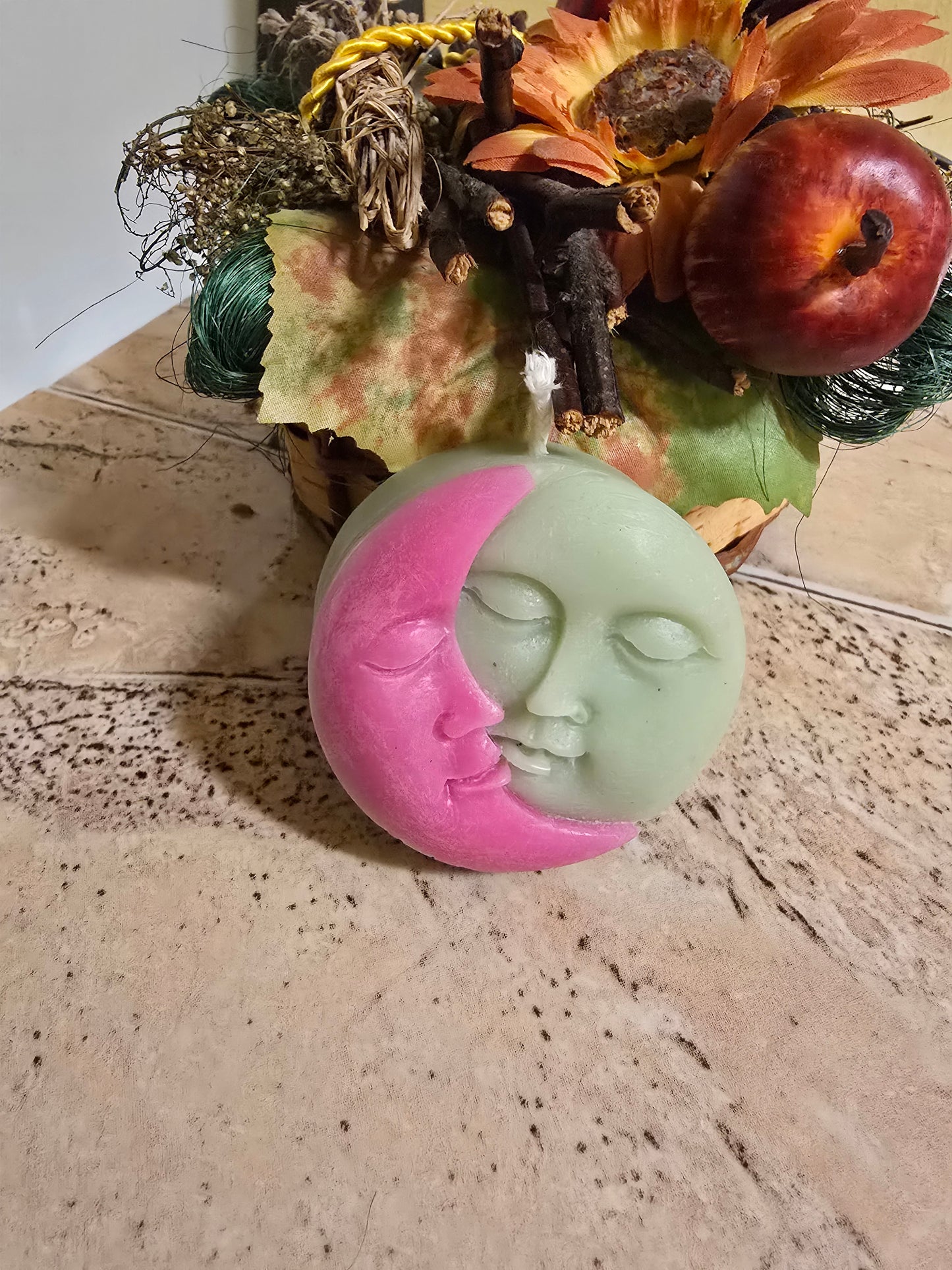 Set 2 Lumânări Soare si Luna Parfum Lavanda și Merișoare/ Merișoare