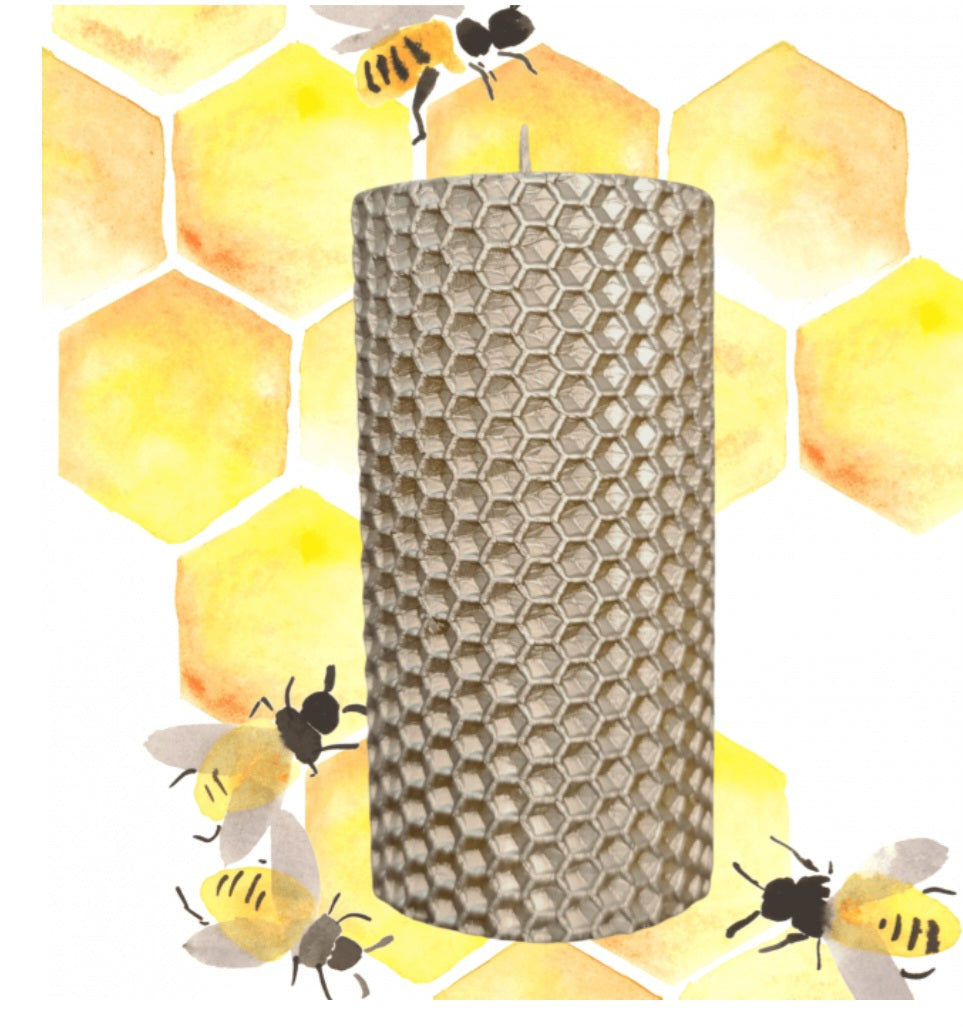 LUMANARE DIN CEARA DE ALBINE MODEL FAGURE MICĂ