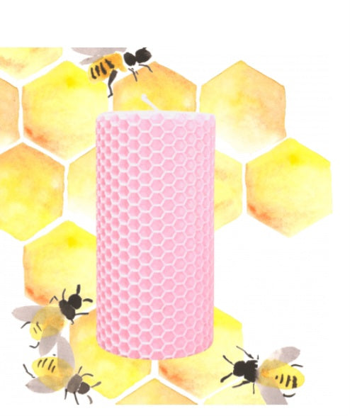 LUMANARE DIN CEARA DE ALBINE MODEL FAGURE MICĂ