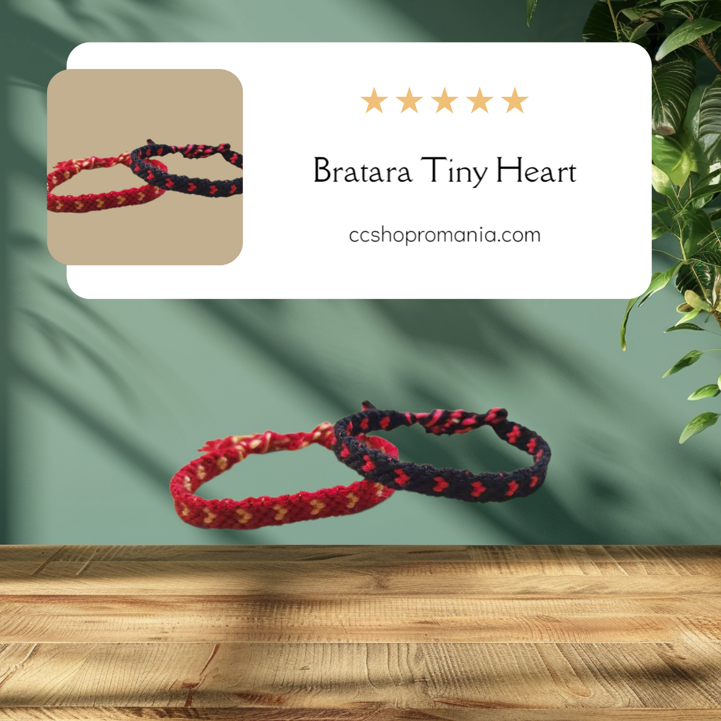 Bratara Tiny Hearts