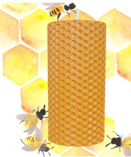 LUMANARE DIN CEARA DE ALBINE MODEL FAGURE MICĂ