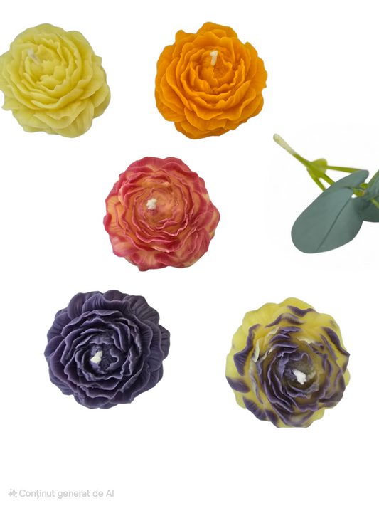 Pachet 5 Lumânări Parfumate culori Mixte Trandadir