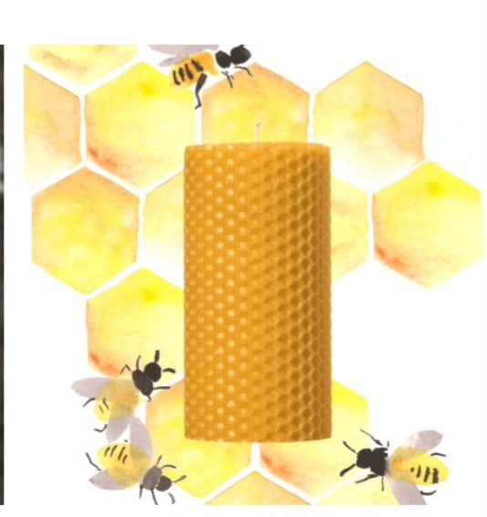 LUMANARE DIN CEARA DE ALBINE MODEL FAGURE MICĂ