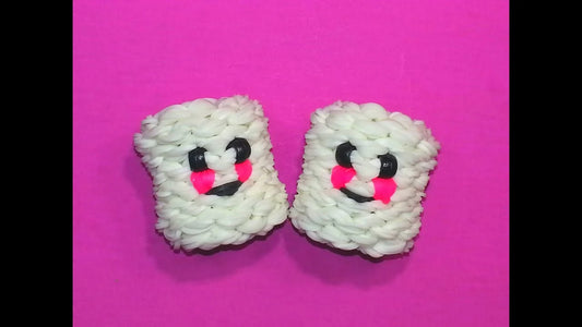 Set 2 Figurine Silicon Marshmaow