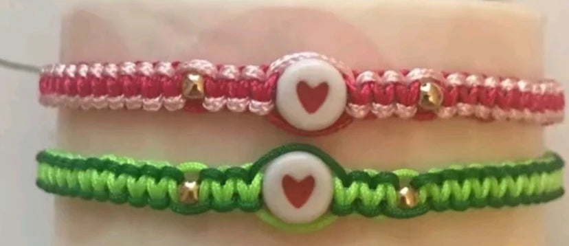 Set Bratari Grenn & Pink