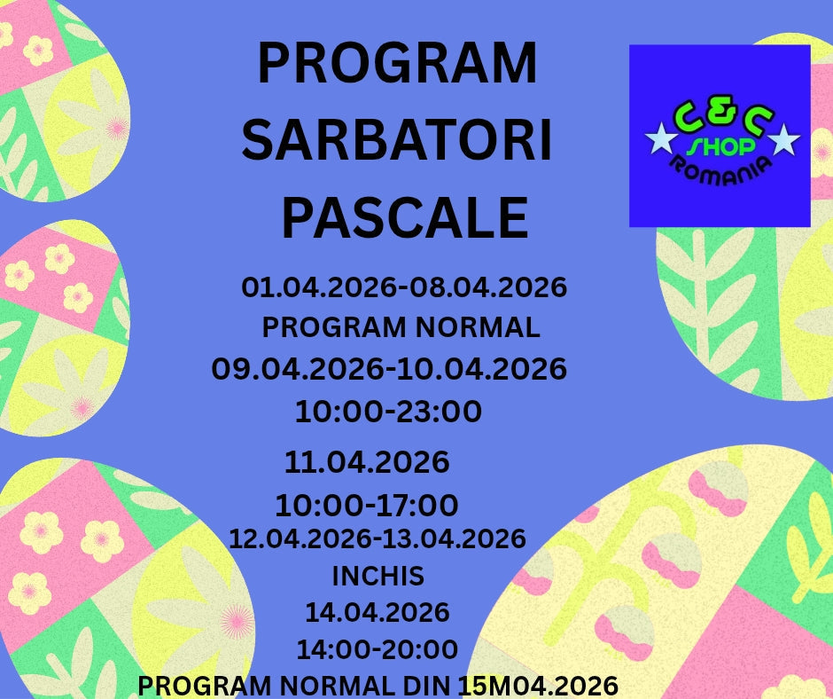 PROGRAM SARBATORI PASCALE 2026