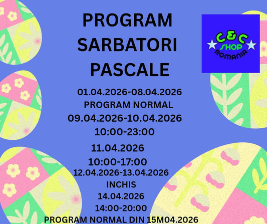 PROGRAM SARBATORI PASCALE 2026