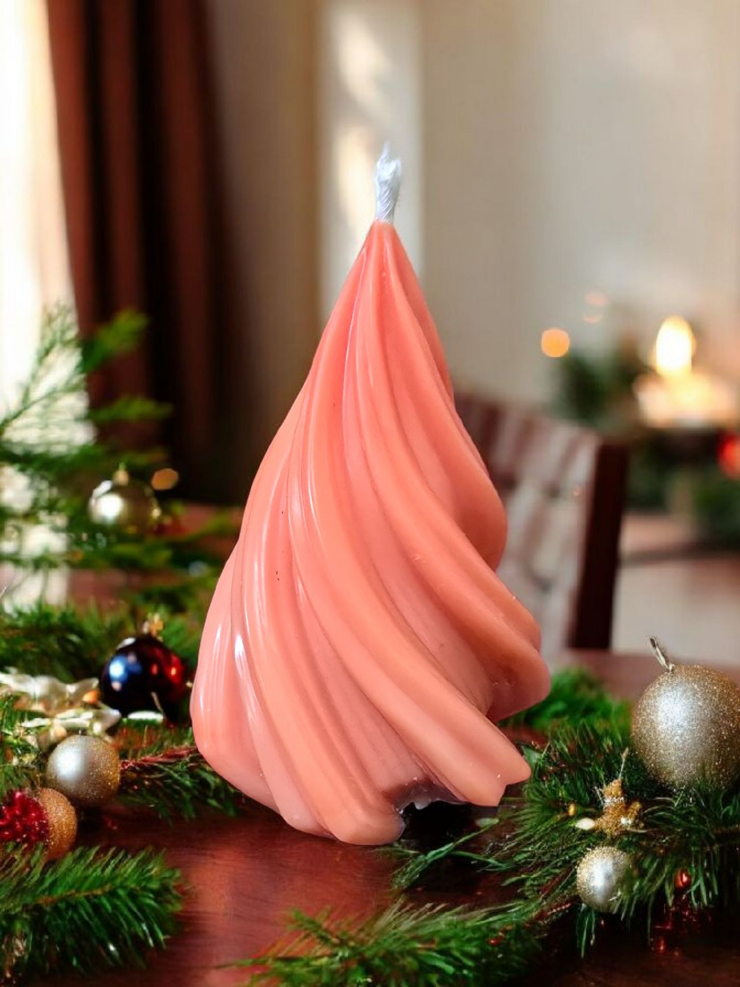 Lumanare Brad Răsucit