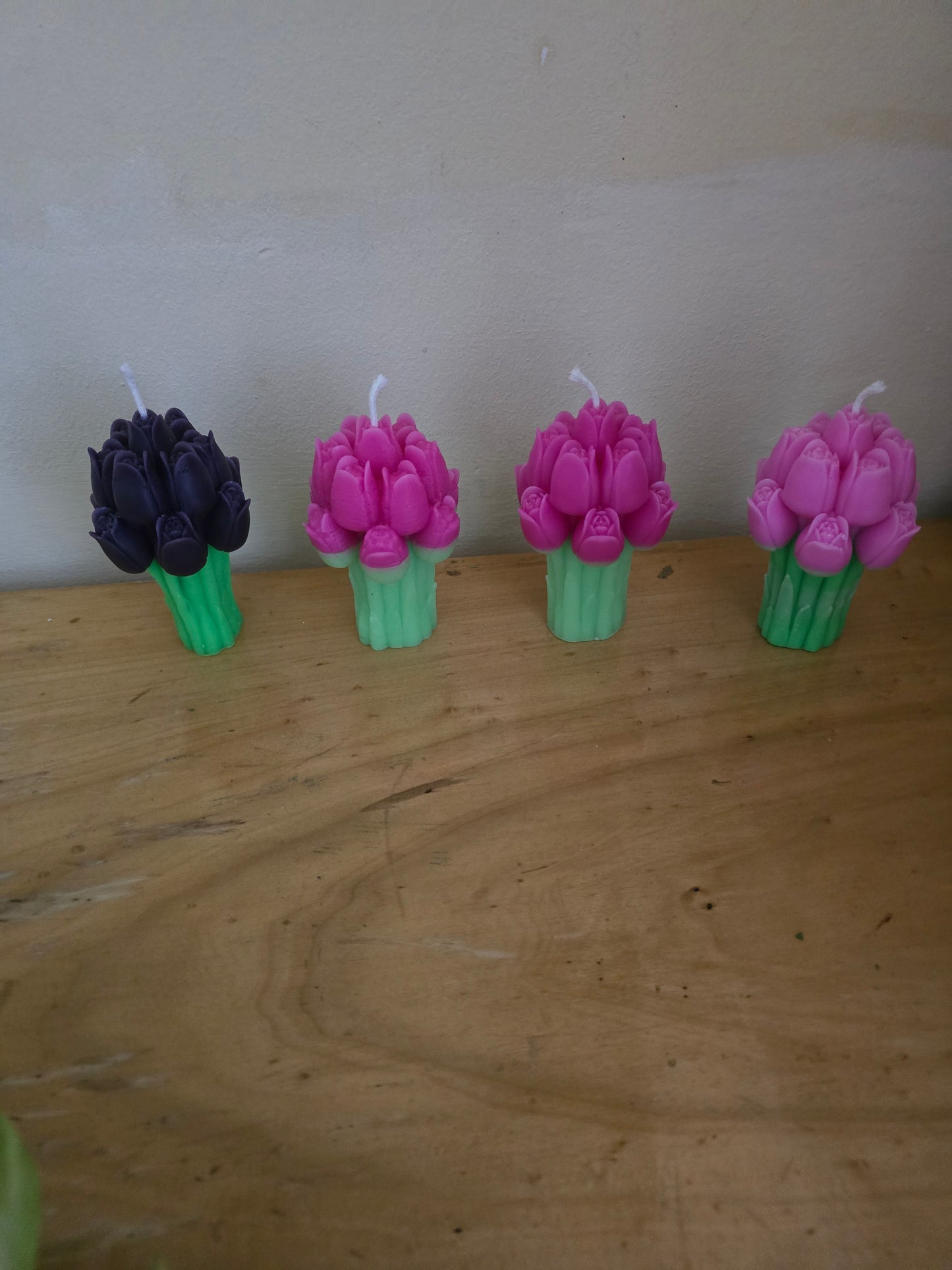 Lumanare Decorativă Parfumata Tip Buchet Lalele