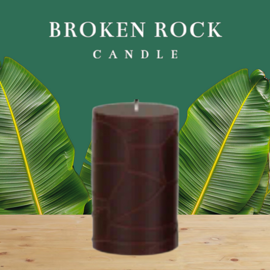Lumanare Cilindrică Broken Rock