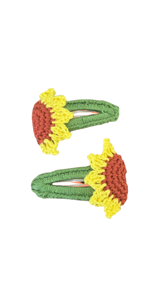 Set 2 Agrafe Sunflower