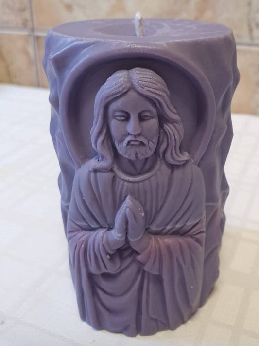 Lumanre Iisus Portret Sculptat