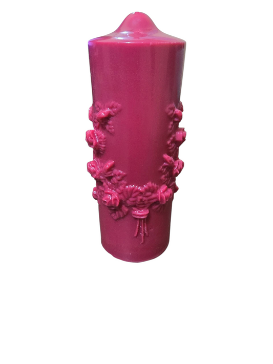 Lumanare Înaltă Rose Bouqete