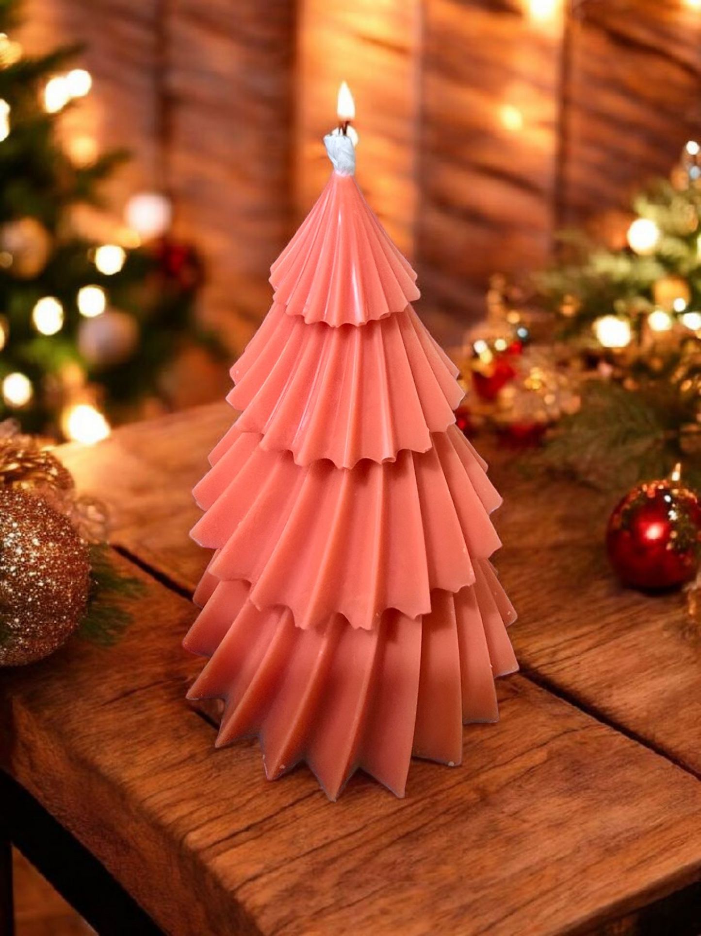 Lumanare Brad Fancy  cu 4 Coroane