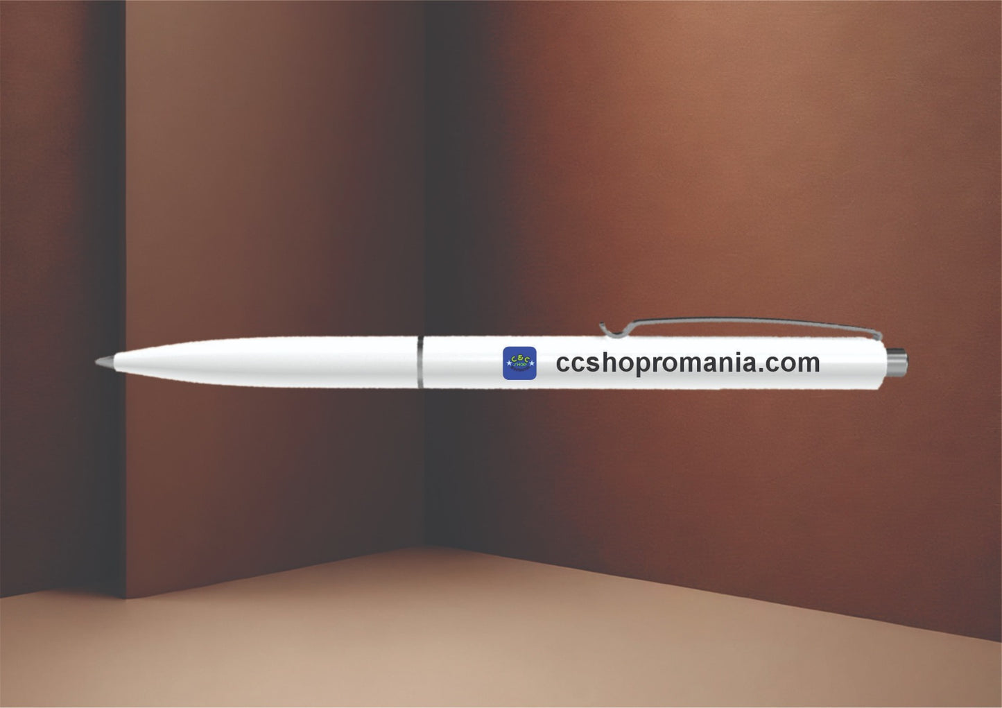 Pix personalizat cu Sigla C&C Shop Romania Schneider Alb k15