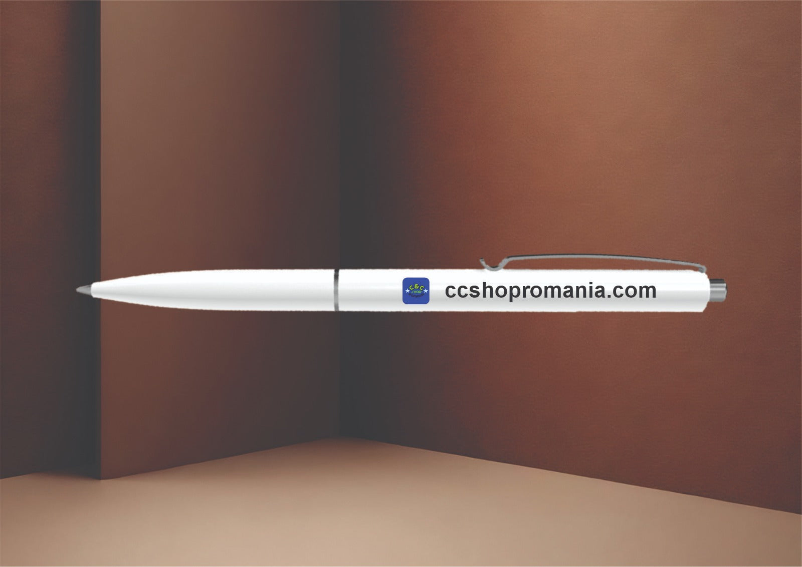 Pix personalizat cu Sigla C&C Shop Romania Schneider Alb k15