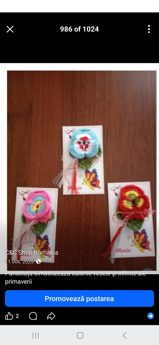 Mărțișor Panseluță