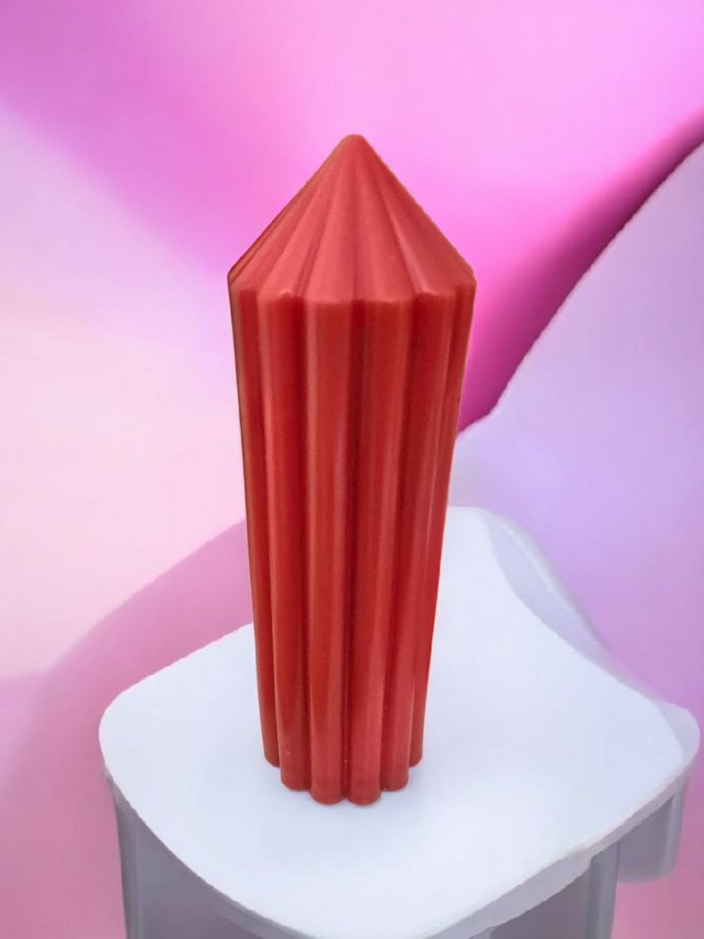 Lumanare Decorativa Model Dungi Mare și Înaltă